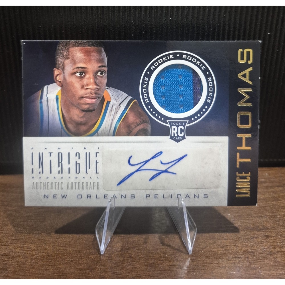 2012-13 Panini Intrigue Lance Thomas #129 RPA Mulit-Color Patch  Pelicans (RC)‎